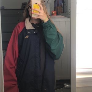 VINTAGE munsingwear penguin tricolored windbreaker